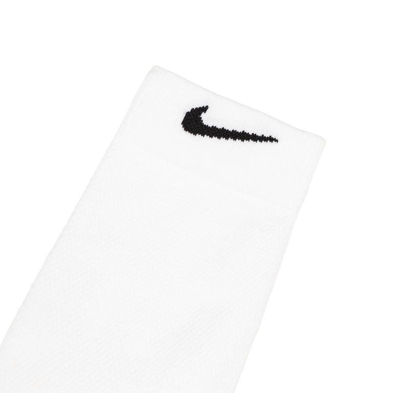 Nike	Running Midweight Crew Socks - XL / White / Volt / Black - 4