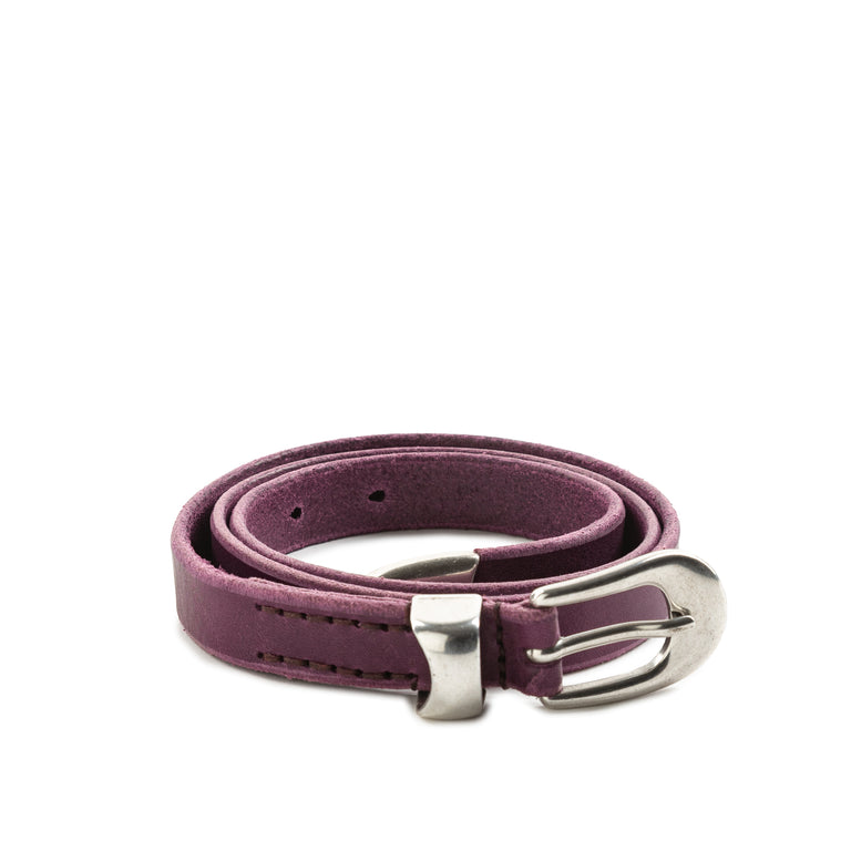 Our Legacy Belt 2 CM - 90 / Shadow Berry Leather
