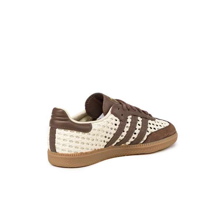 Adidas Samba OG W *Woven* - 37 1/3 / Cream White / Earth Strata / Gold Metallic - 4