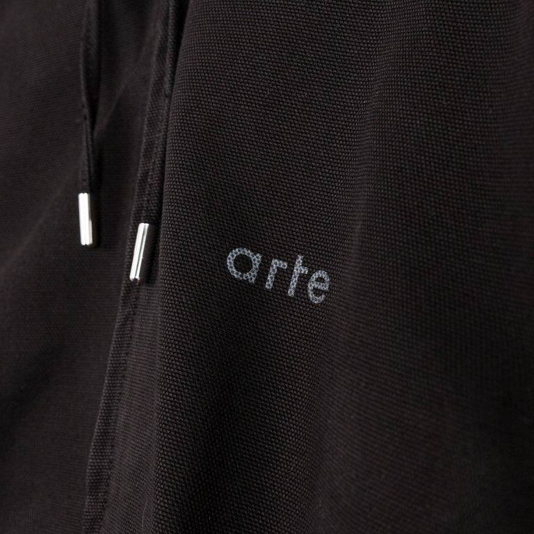 Arte Antwerp Canvas Hooded Jacket - S / Black - 4