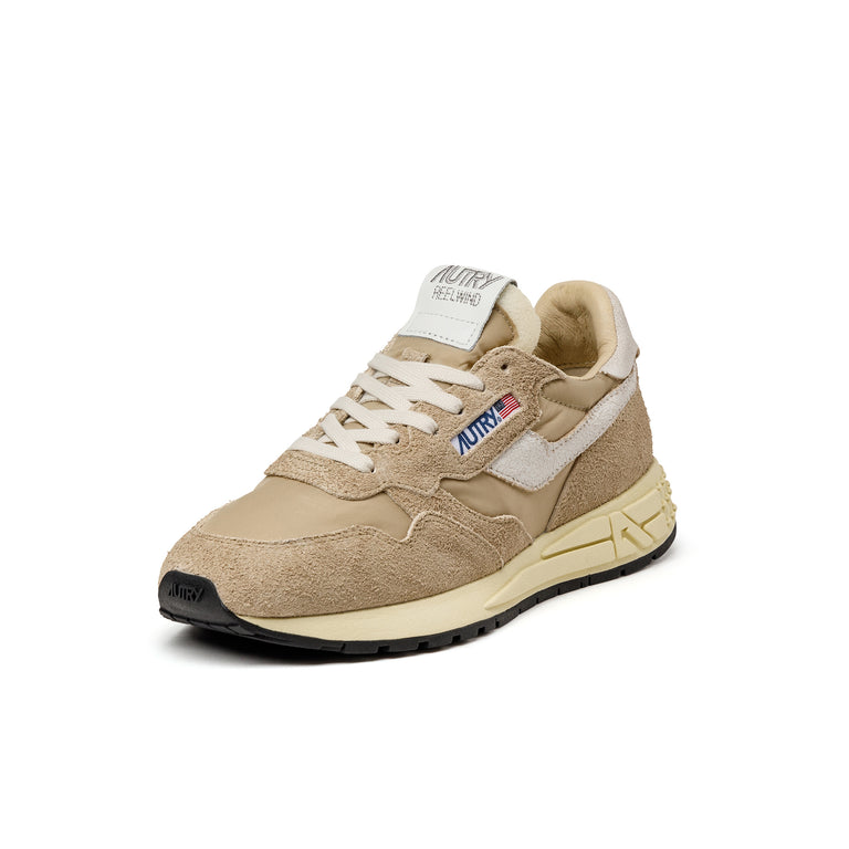 Autry Reelwind Low W *Nylon / Hairy Suede / Cracked Leather*