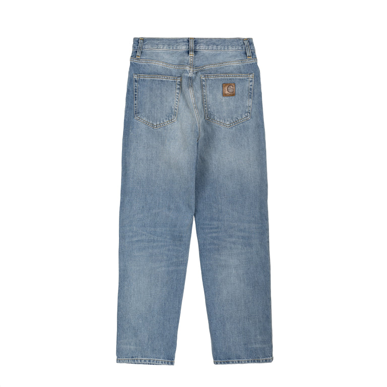 Carhartt WIP Aaron Pant - 32 / Blue / Burst Washed - 2

