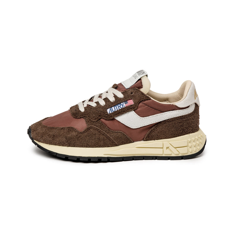 Autry Reelwind Low W *Nylon / Hairy Suede / Cracked Leather*