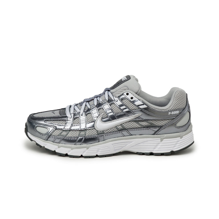 Nike Wmns P-6000 - 36.5 / Grey Fog / White / Metallic Cool Grey / Cool Grey
