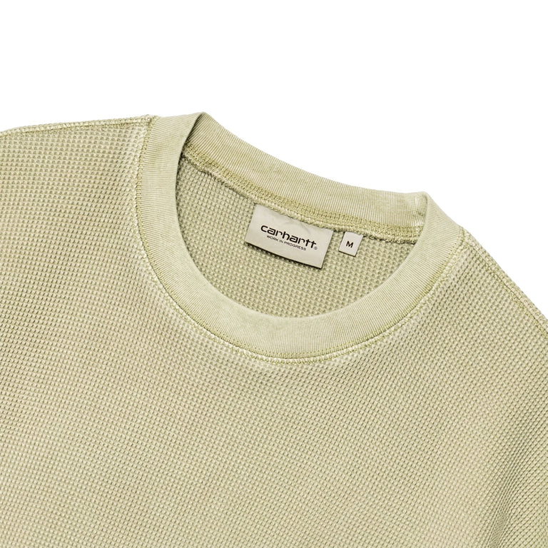 Carhartt WIP Nelson Waffle T-Shirt - XXL / Gentle Green Garment - 3