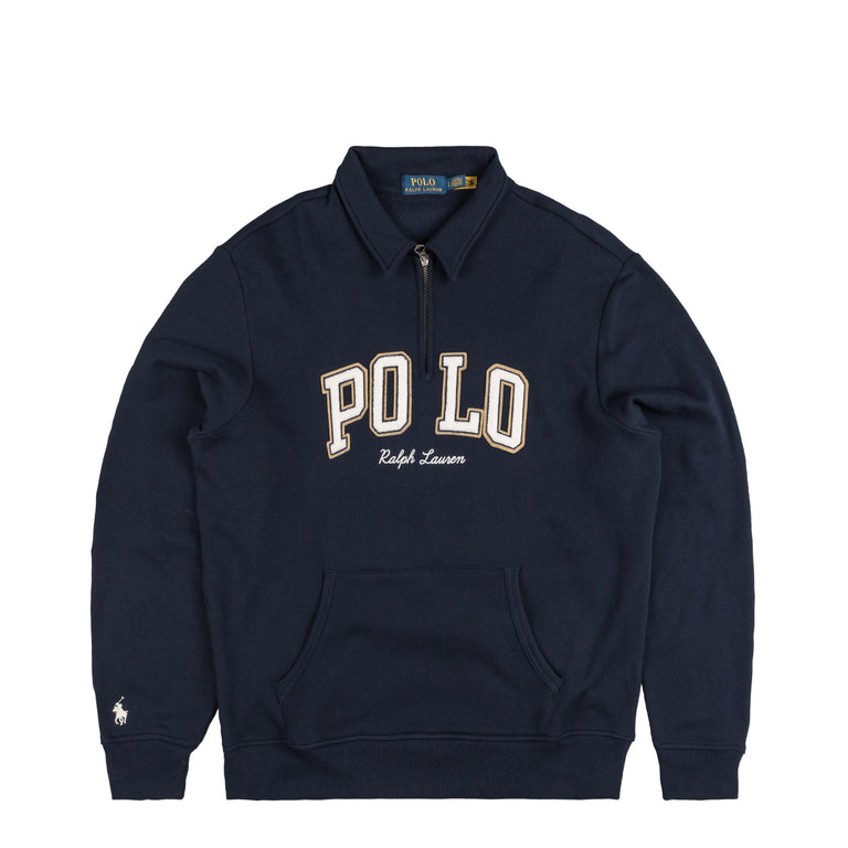 Polo Ralph Lauren Logo Fleece Collared Sweatshirt