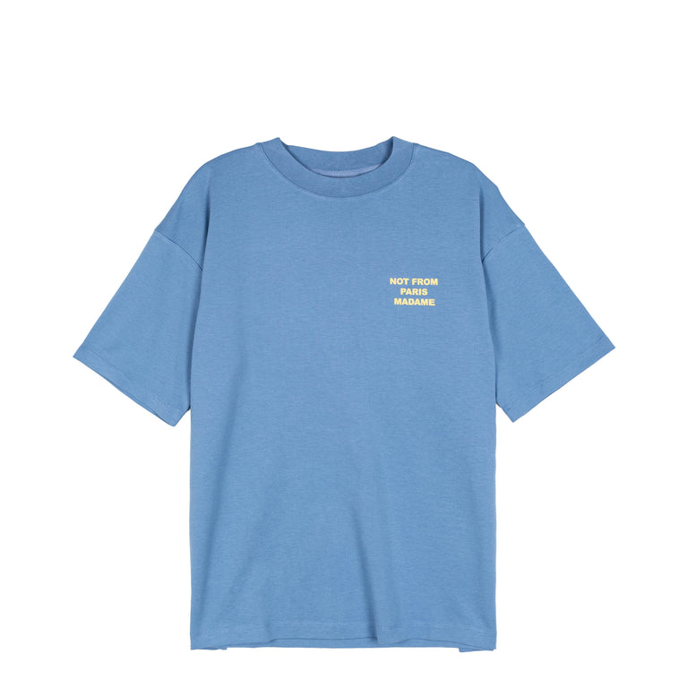 Drole de Monsieur	Le T-Shirt Slogan - S / Atlantic Blue - 2