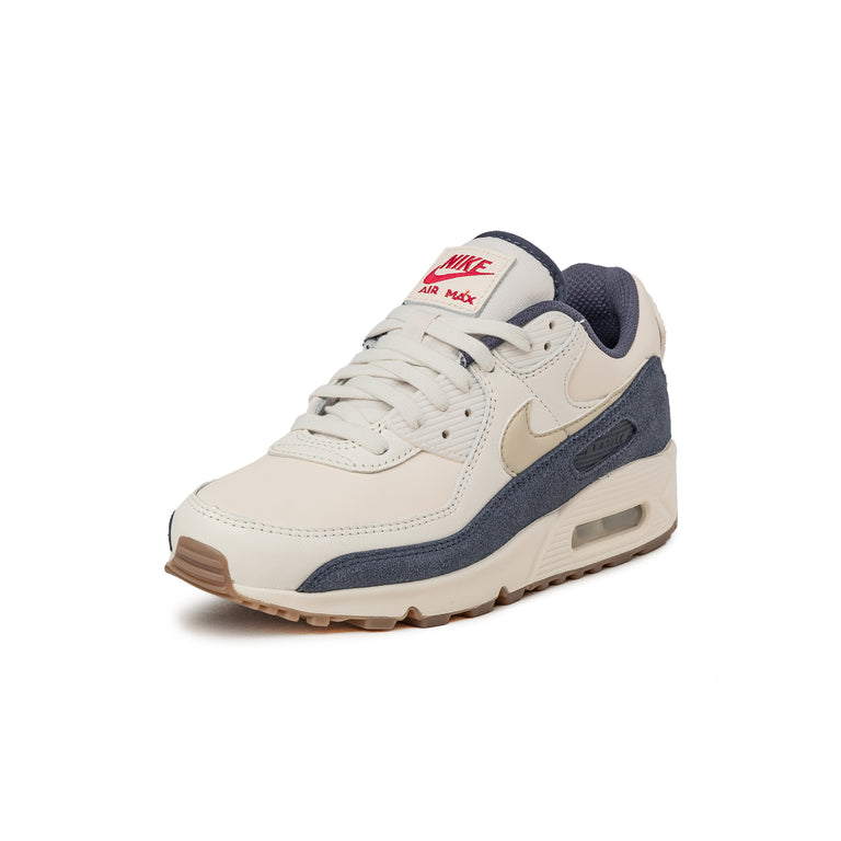 Nike Air Max 90 Premium - 48.5 / Pale Ivory / Light Khaki / Thunder Blue / Sail - 4
