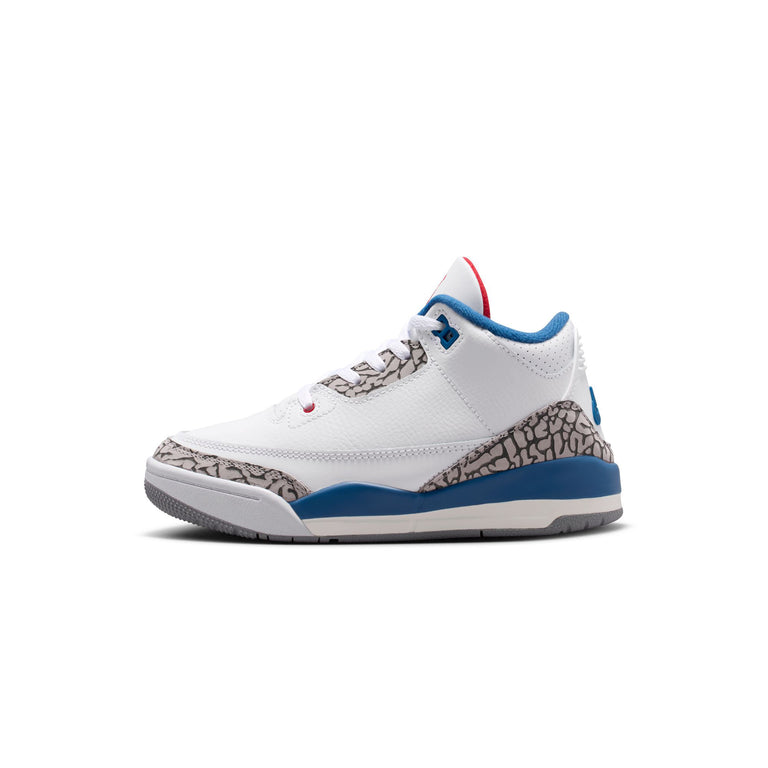 Nike	Air Jordan 3 Retro *True Blue* *PS* - 27.5 / White / Varsity Red / True Blue / Cement Grey / Anthracite - 1