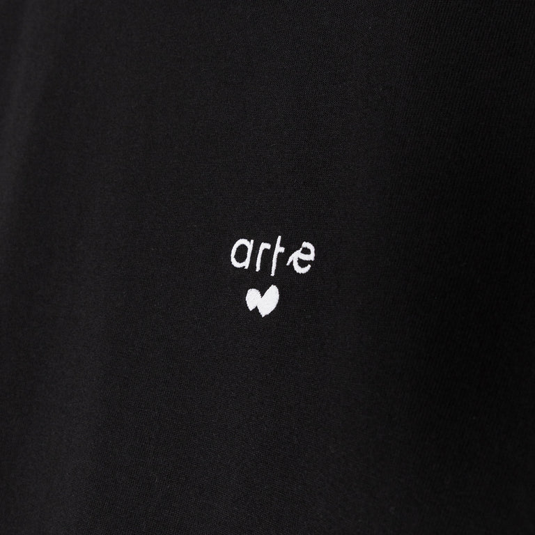Arte Antwerp Heart Logo T-Shirt - L / Black - 4