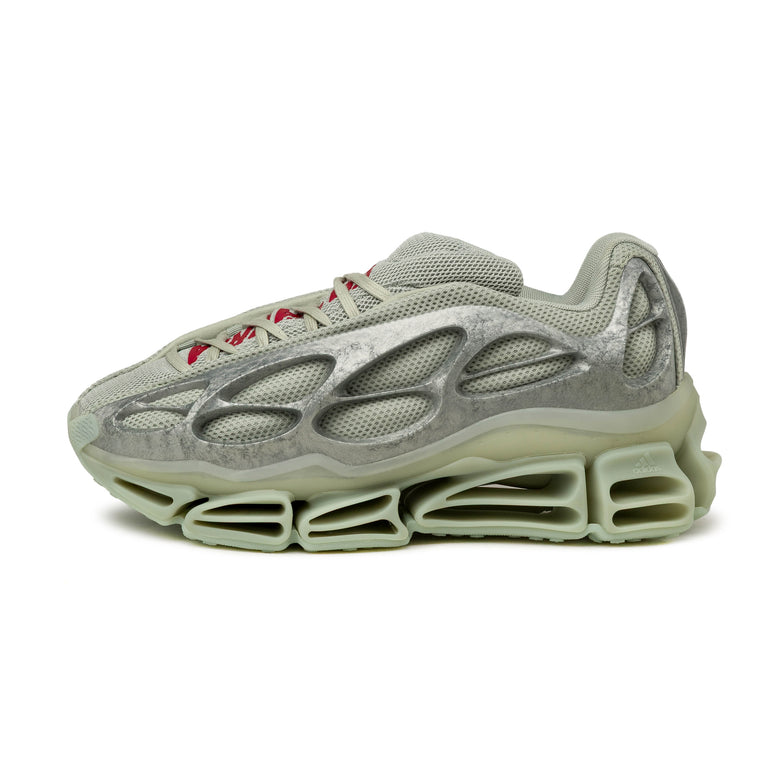 Adidas x Willy Chavarria Megaride Bones - 47 1/3 / Halo Green / Silver Metallic / Better Scarle
