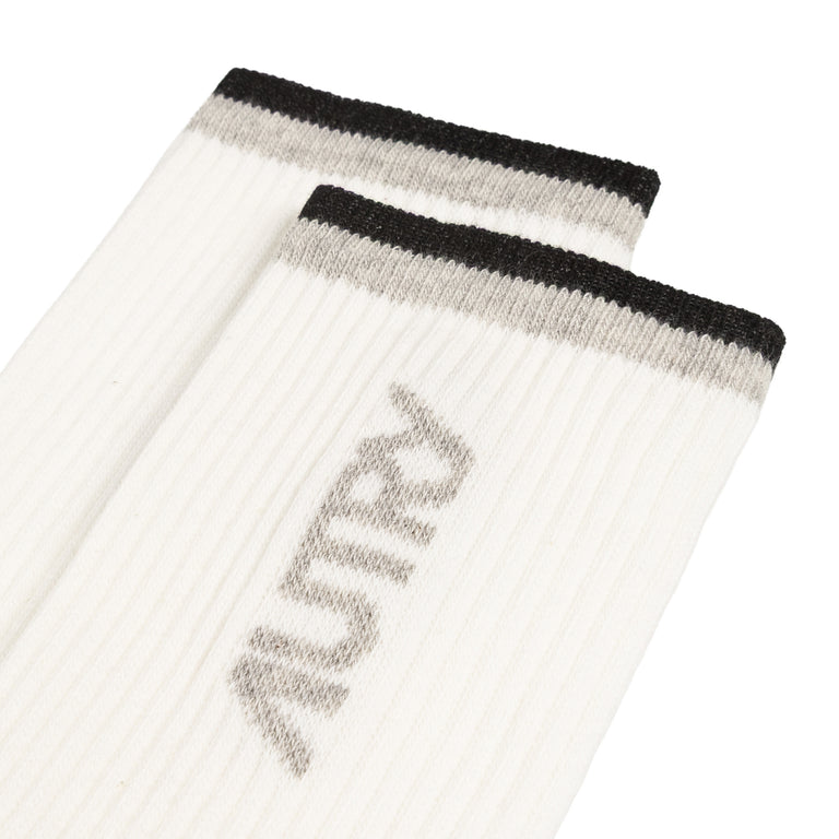 Autry Icon Socks - L / Cream / Black - 2

