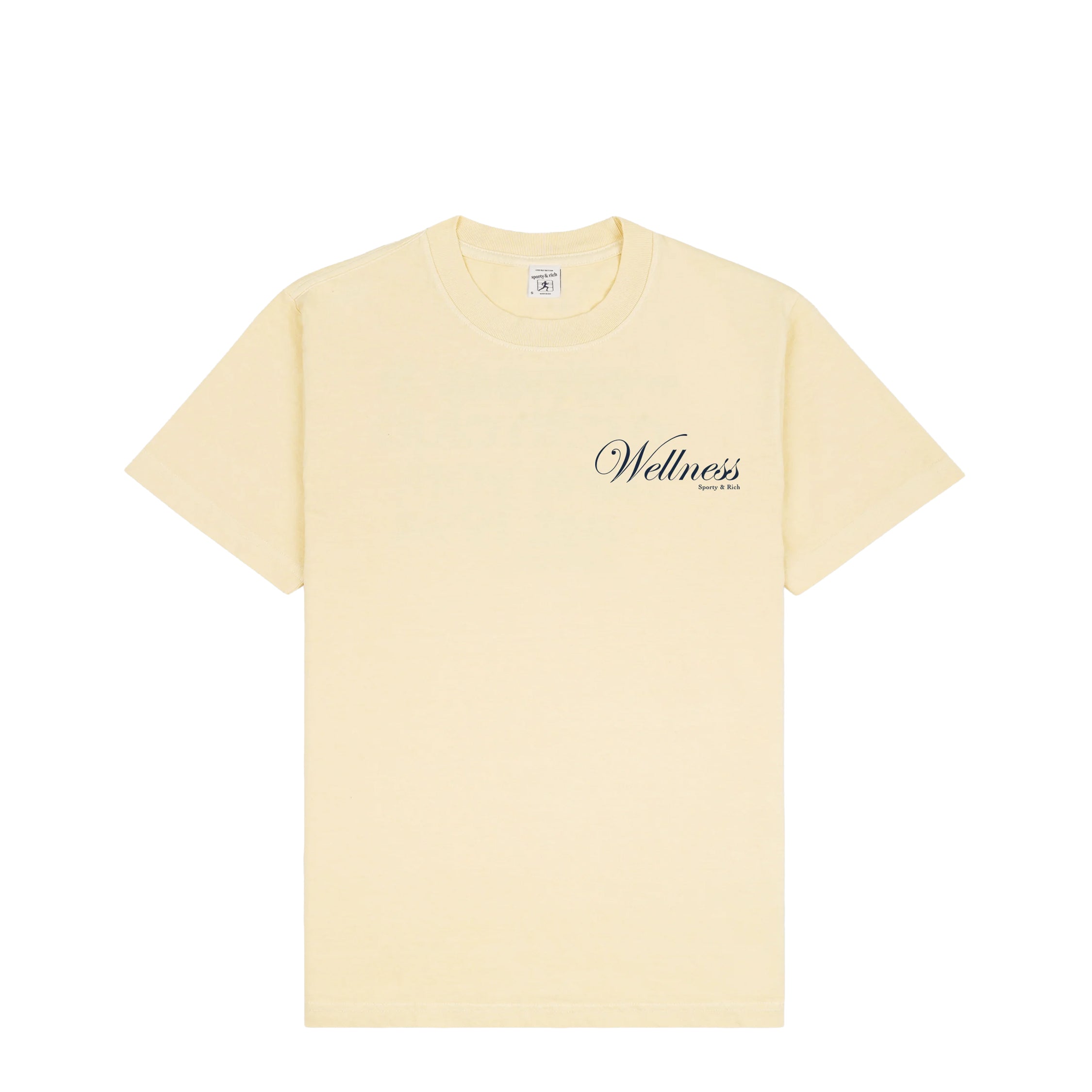 SPORTY &amp; RICH ウェルネス  Tシャツ Wellness Club T-Shirt - Navy/White – Sporty & Rich