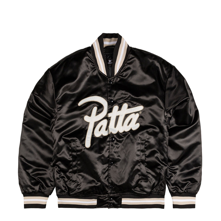 Patta Script Logo Satin Varsity Jacket