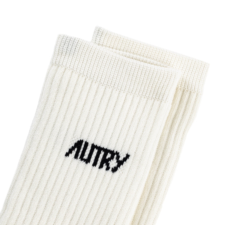 Autry Stars Socks - S / Cream / Black - 2