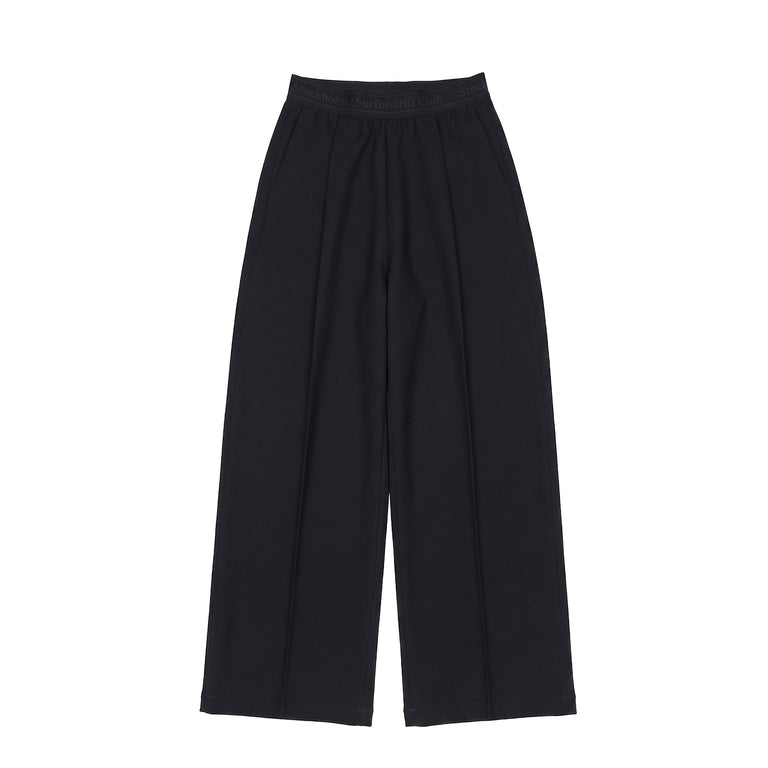 Stockholm Surfboard Club Elaine Relaxed Fit Trousers - L / Black - 1