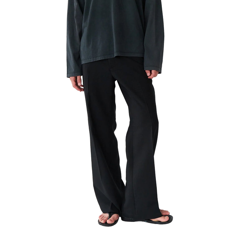 Stockholm Surfboard Club Sune Tailored Bootcut Trousers - 48 / Black - 3