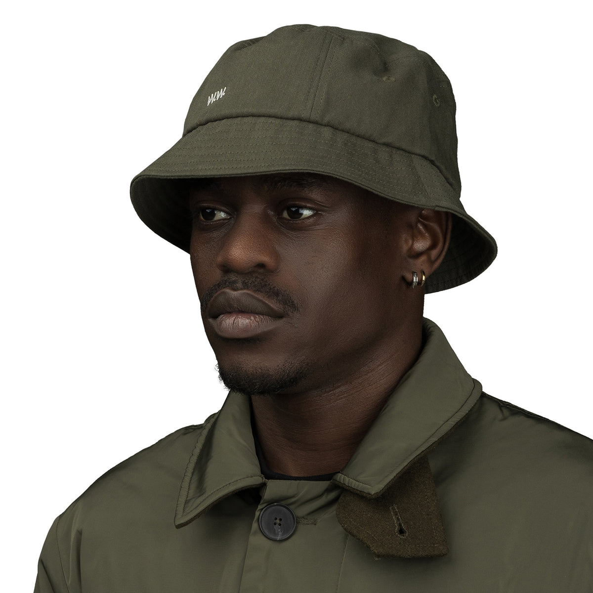 Wood wood bucket hat sales logo