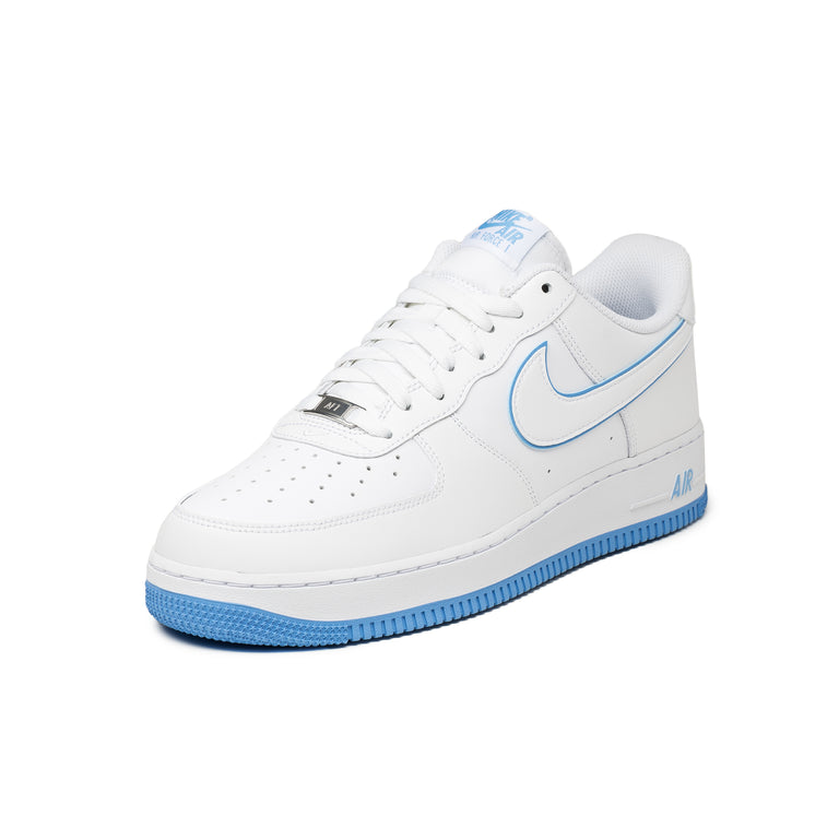 Nike Air Force 1 07 AF1 White University Blue Men Casual Shoe Sneaker  DV0788-101