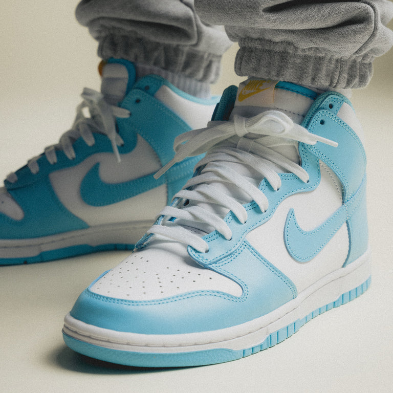 Nike Dunk High Retro *Blue Chill* onfeet
