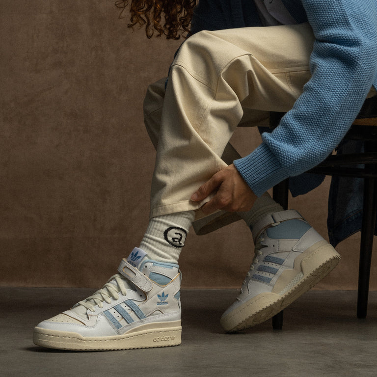 Sneakers Release – adidas Forum 84 High “White/Off-White/Clear  Sky” Men’s Shoe Dropping 8/15