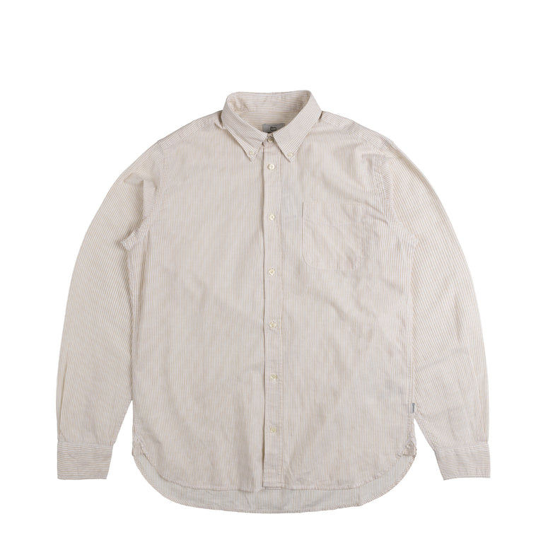 Woolrich Cotton Linen Stripe Shirt