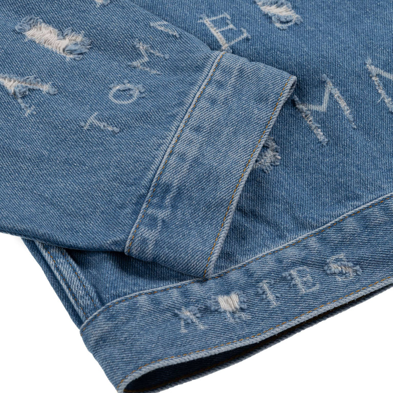 Tommy Jeans x Aries Logo Destroyed Denim Jacket