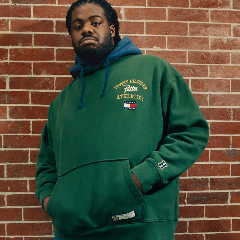 Green tommy hoodie shop