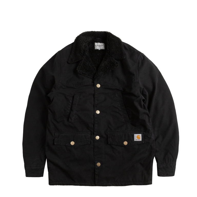 Carhartt-WIP Detroit Jacket (Heavy Stone Wash) - Black/Black