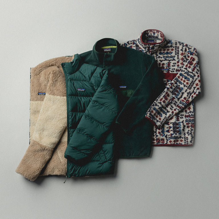 Patagonia Synchilla Snap Givenchy Studio Homme patch detail