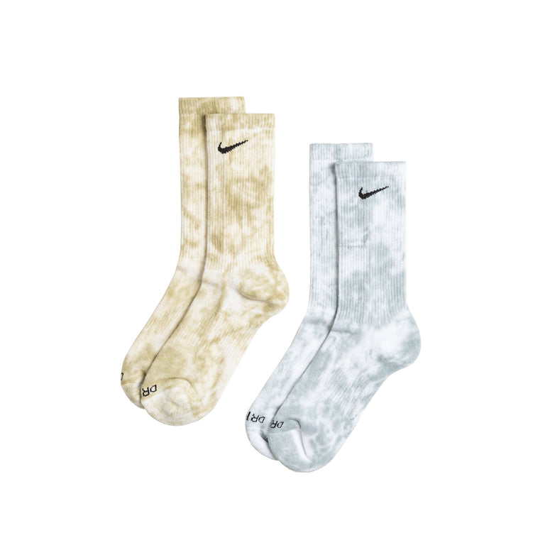 Nike Everyday Plus Cushioned Tie-Dye Crew Socks 2-Pack