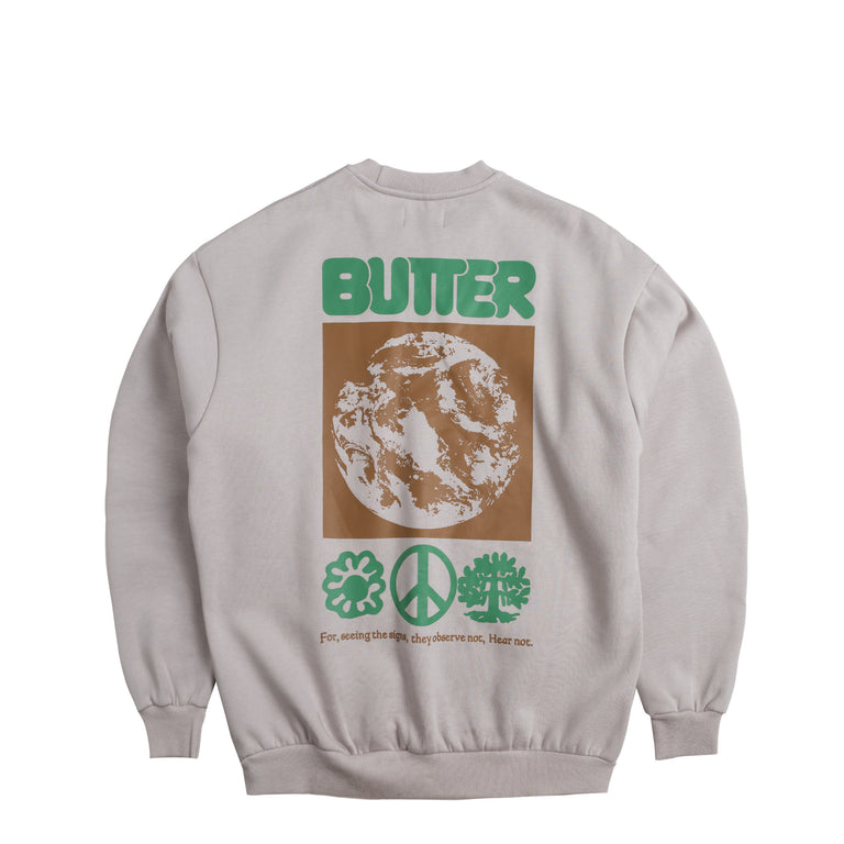 Butter Goods Peace On Earth Crewneck