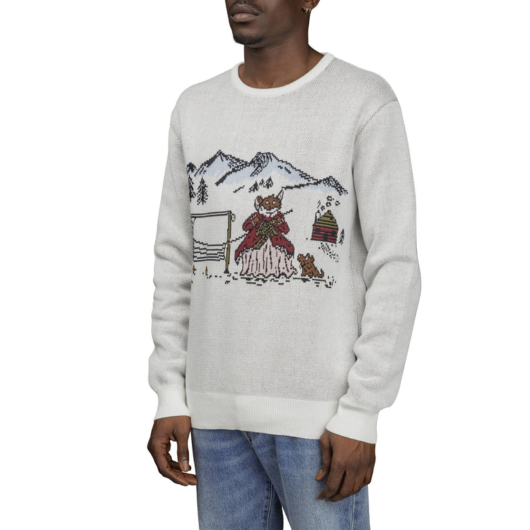 Palmes Andre Knitted Sweater onfeet