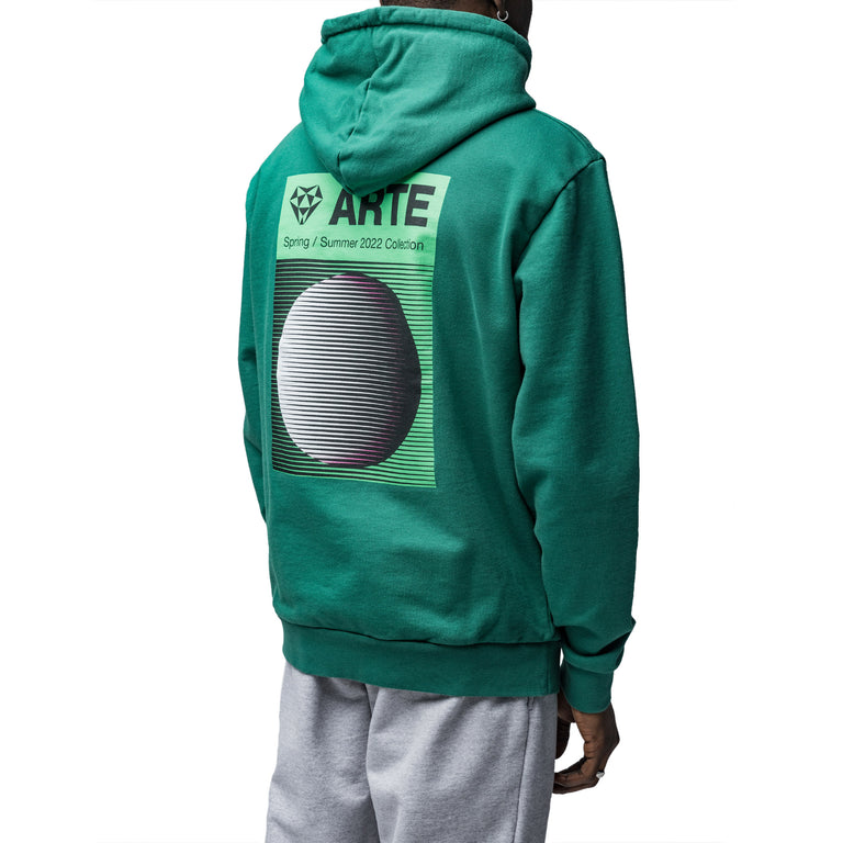 Arte Antwerp Hulton Back Ciclo Hoodie - S / Green - 3