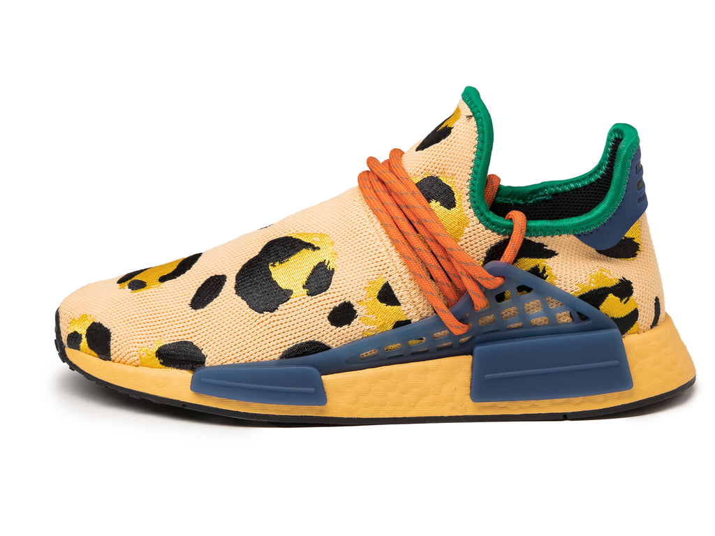 Pharrell adidas NMD Hu Animal Print Amber HP3221 Release