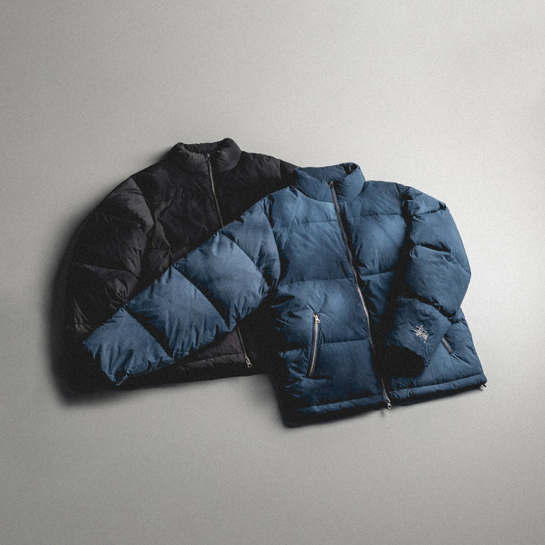 Stussy Recycled Nylon Down Puffer – buy now at Asphaltgold Online 