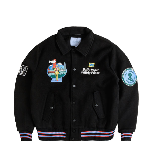 Filling pieces top bomber jacket
