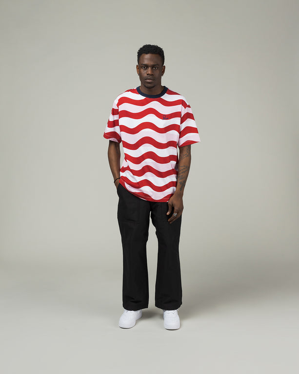 By Parra Striped Over Stripes T-Shirt