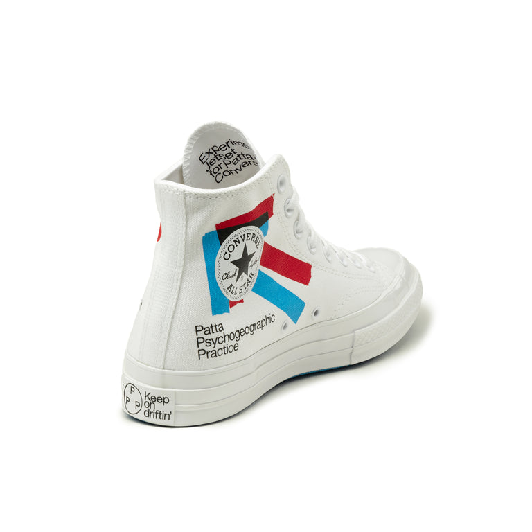 Converse x Patta x Experimental Jetset Chuck Taylor All Star '70 Hi onfeet